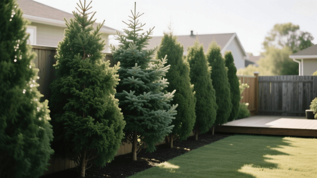 How to Design an Evergreen Privacy Tree Screen Layout