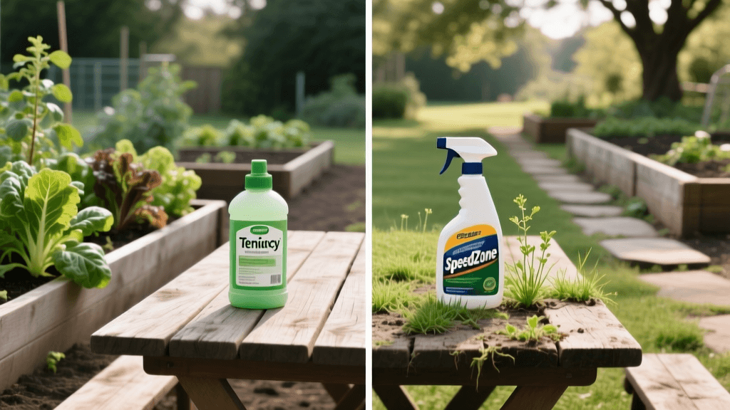 Tenacity vs SpeedZone 2026: Foodscape Weed Control Guide