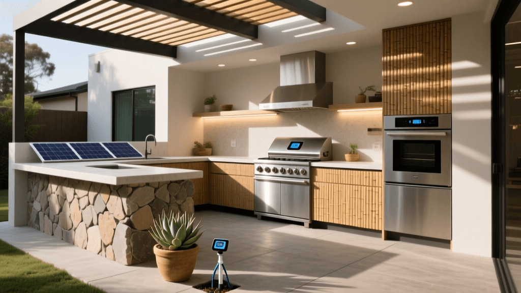How to Design an Energy-Efficient Smart Outdoor Kitchen