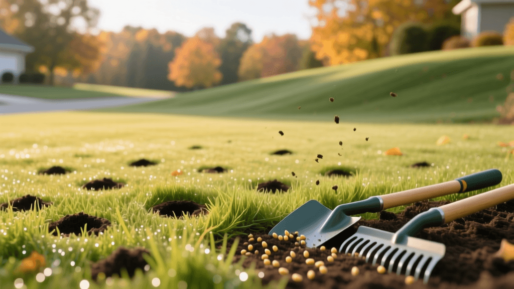 Core Aeration and Overseeding Guide for Fall Lawn Renovation