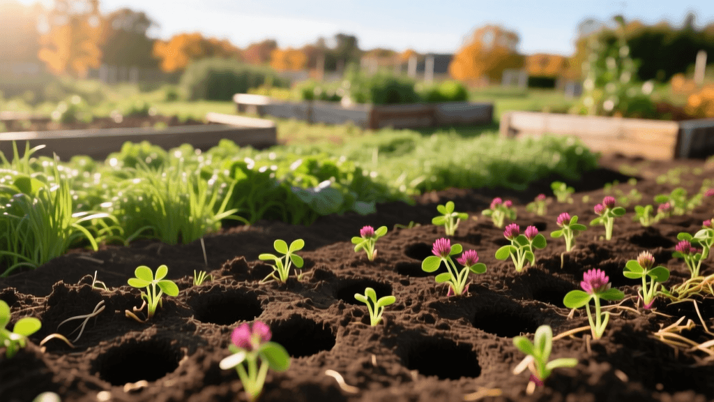 Soil Preparation: Aeration and Overseeding Cover Crops in Gardens