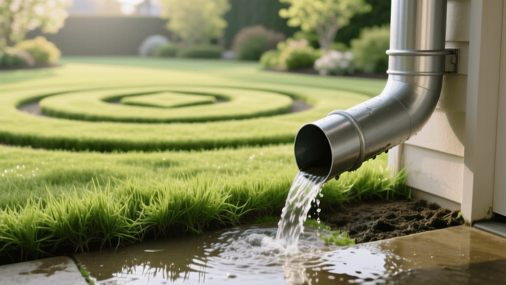 Spring Gutter Cleaning & Downspout Mowing Patterns 2026