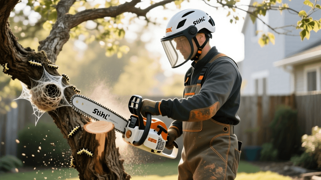 Best Stihl Chainsaw Safety Gear for Webworm Pruning 2026