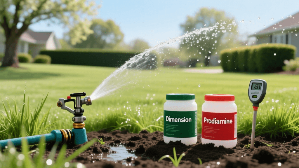 Dimension vs Prodiamine: 2026 Spring Irrigation & Timing Guide