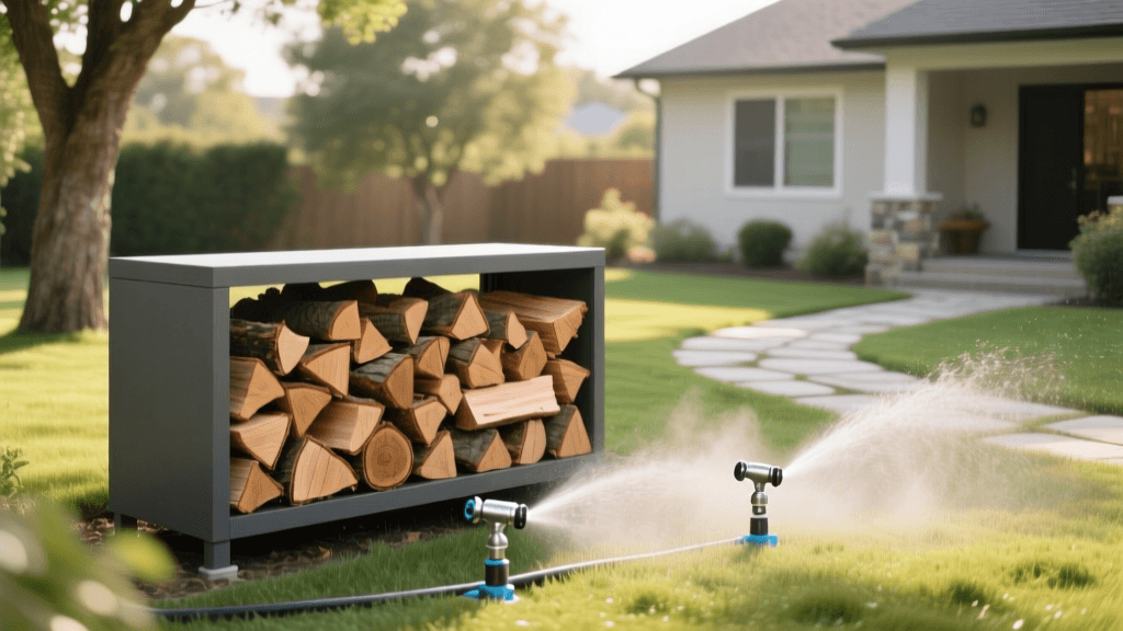 Firewood Racks: Covered vs Open-Air Near Sprinklers 2026
