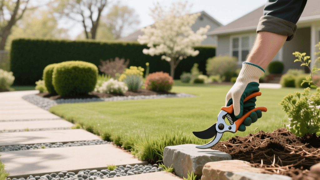 Seasonal Garden Bed and Hardscape Maintenance Schedule