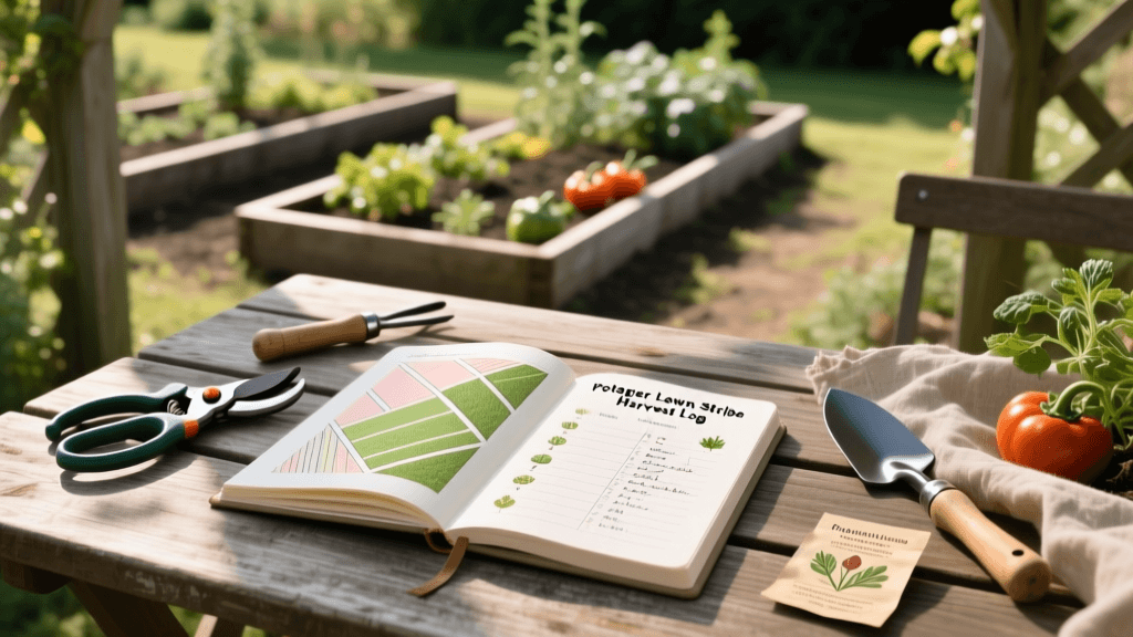 2026 Garden Journal: Plan Lawn Stripes & Crop Harvests