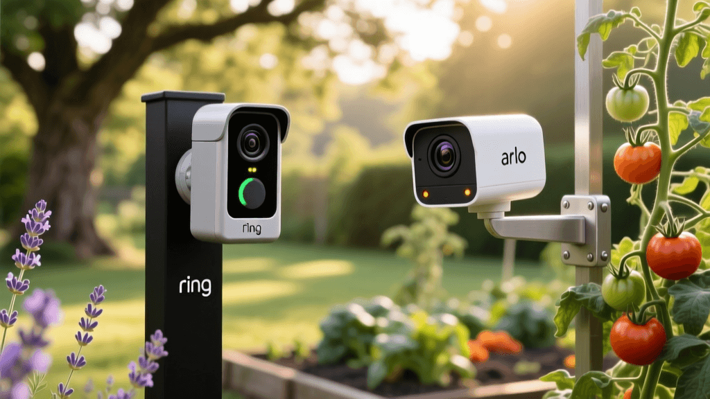 Ring vs Arlo Weatherproof Cameras for Garden Documentation 2026