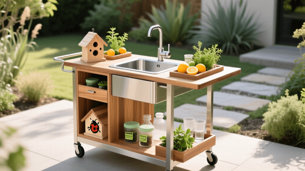 Best Outdoor Bio-Control Bar Cart & Sink Setup 2026