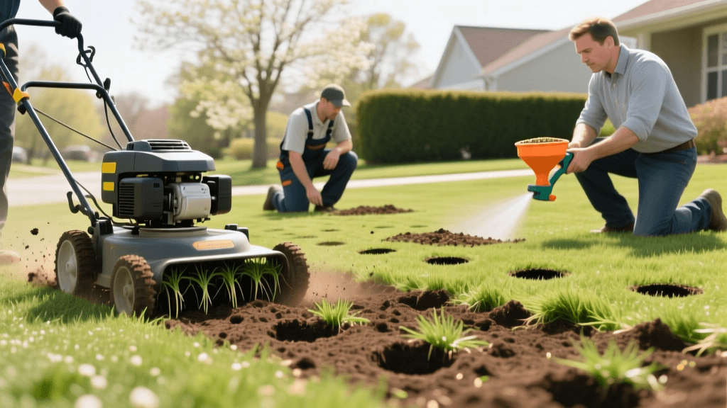 Lawn Aeration and Overseeding Costs: DIY vs Professional Services
