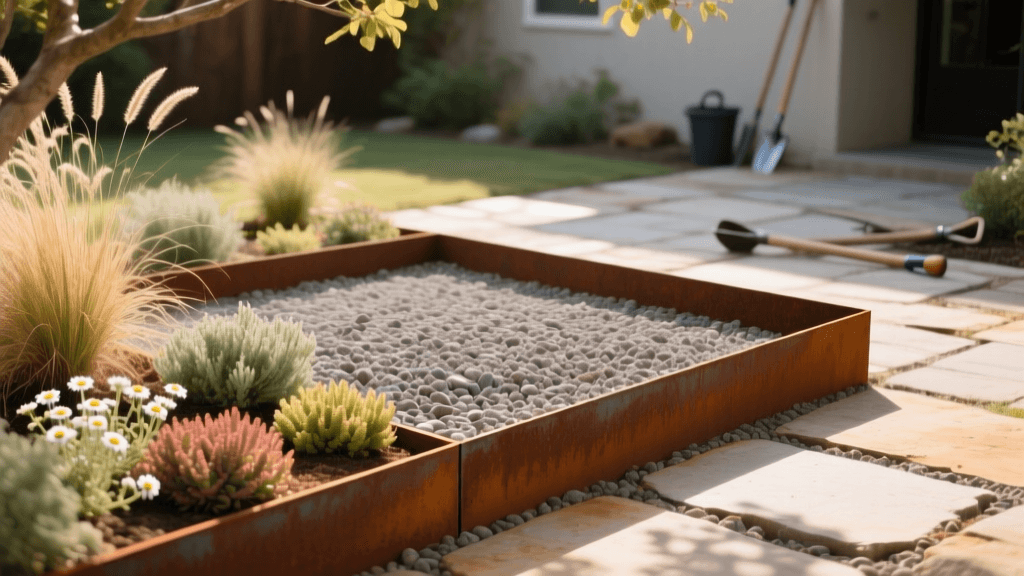 Viral Corten Steel Edging & Gravel Garden DIY Guide