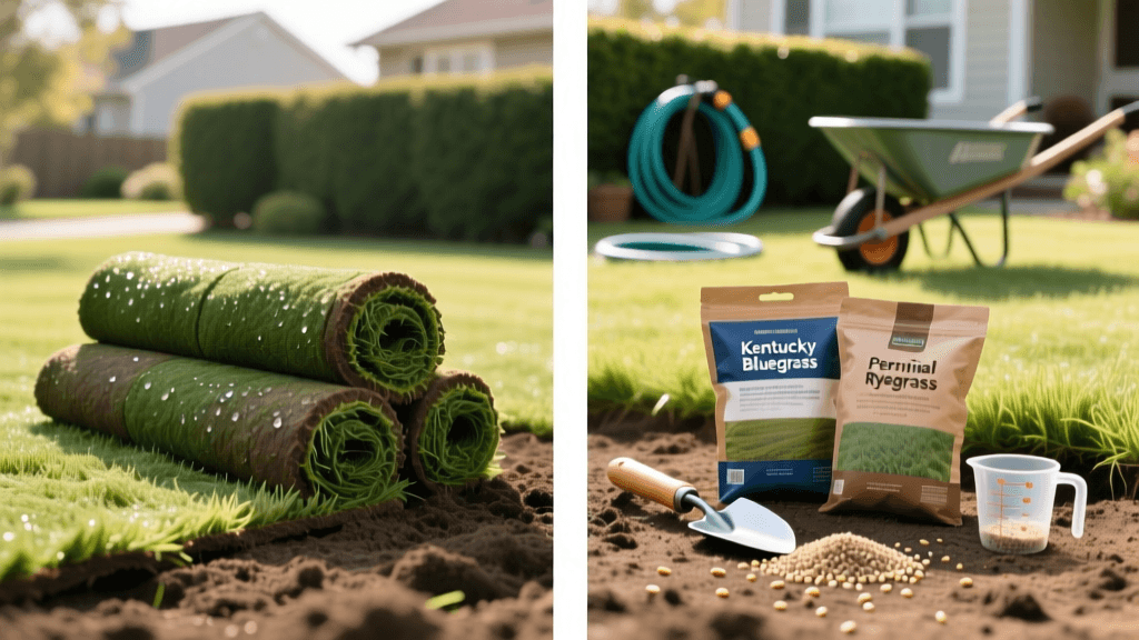 Sod vs Seed Cost Guide: Pricing Your New Lawn Installation