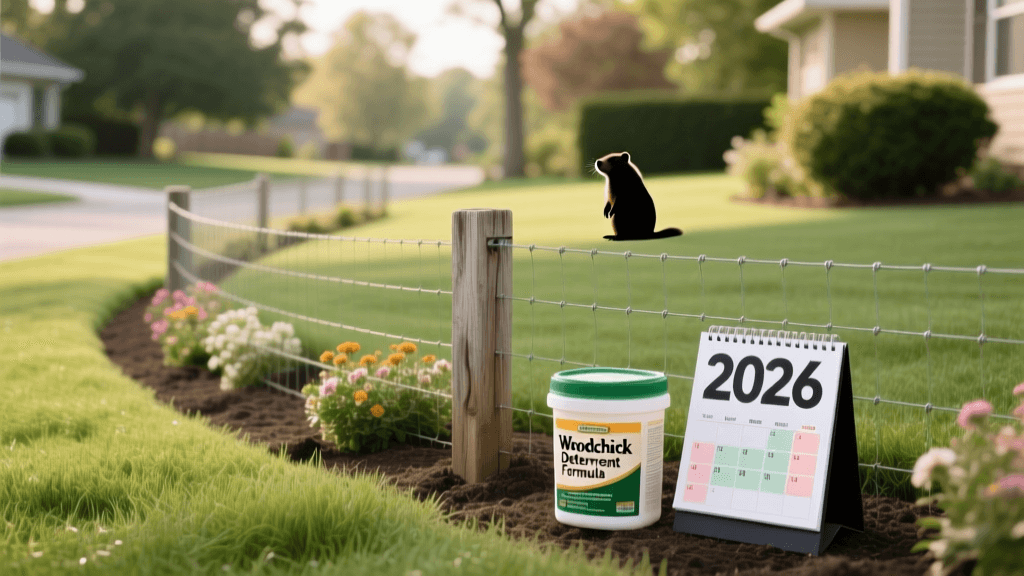 Groundhog Exclusion 2026: L-Footer Fences & Fertilizer Tactics