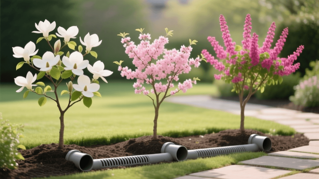 Dogwood vs Redbud vs Crape Myrtle: 2026 Drainage Pipe Guide