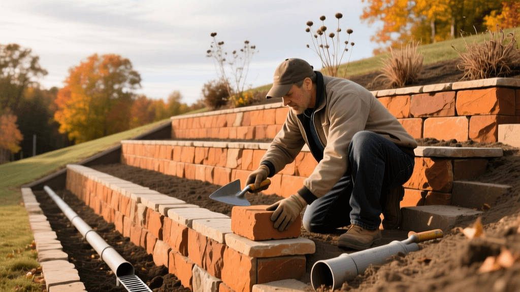 Fall 2026 Guide: Sloped Backyard Terracing With Segmental Walls