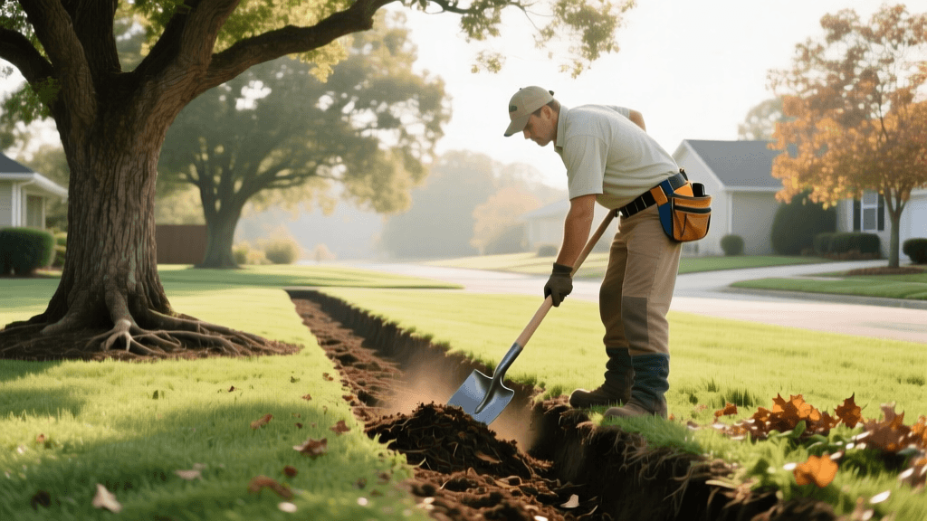 Oak Wilt Prevention 2026: Trenching & Mulching Containment Guide
