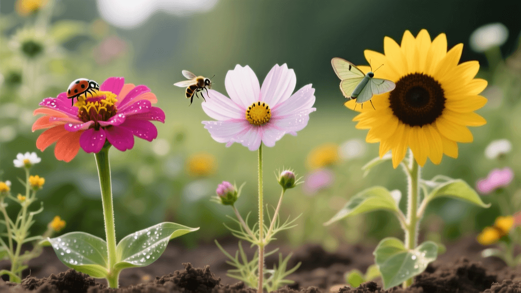 Zinnia vs Cosmos vs Sunflower: 2026 Bio-Control Guide