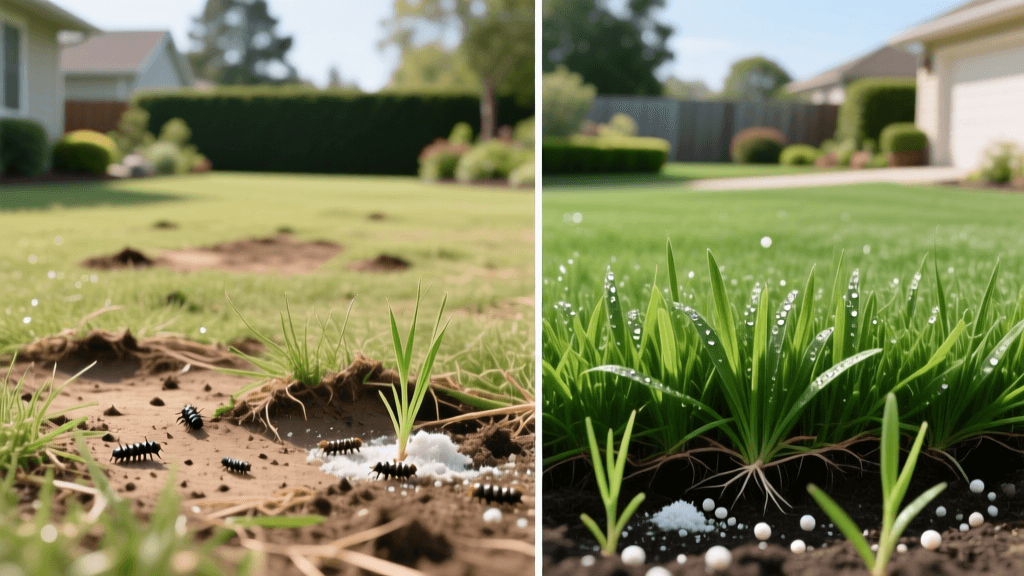 Grub Worm Lawn Transformation: Before and After Recovery Guide