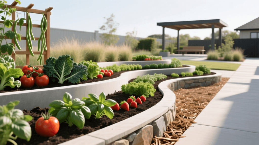 2026 Corner Lot Foodscaping: Curved Edible Bed Designs