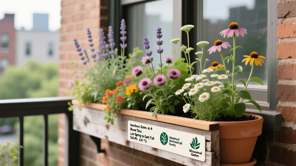 Pollinator Friendly Window Box Design For Apartments