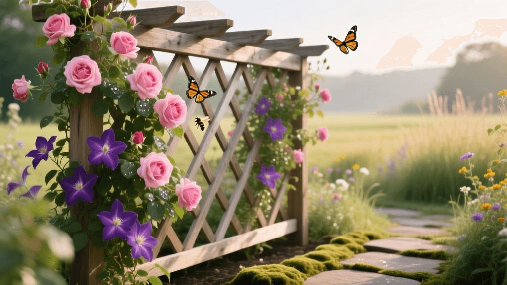 2026 Pollinator Trellises for Roses and Clematis Vines