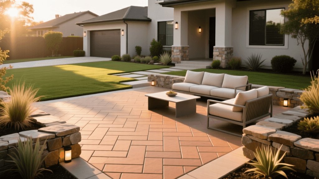 Front Yard Paver Patios: Boost Curb Appeal and Entertaining
