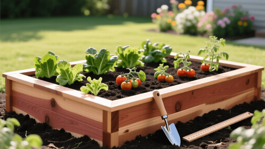 How to Build a Cedar Raised Bed Garden for Vegetables