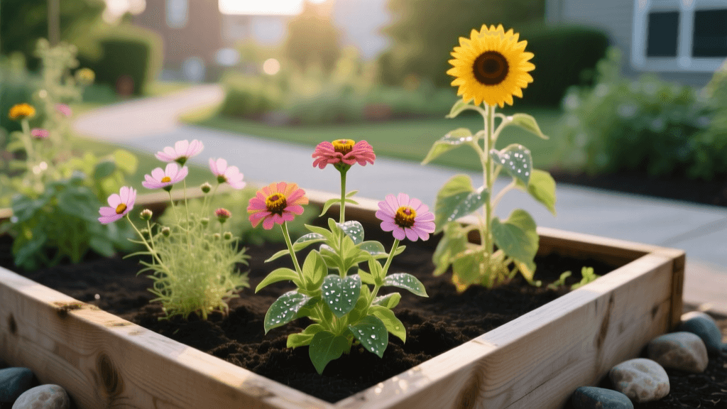 2026 Raised Bed Companions: Zinnia vs Cosmos vs Sunflower