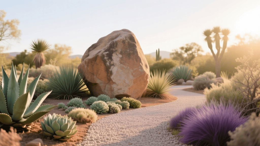 Xeriscape Boulder Placement: 2026 Garden Focal Points
