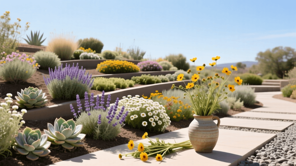 Xeriscape Cut Flower Garden Layout: 2026 Bloom Guide