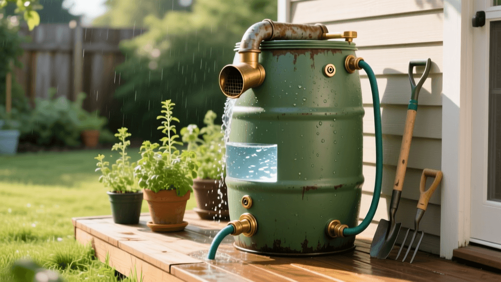 Build a Budget DIY Rain Barrel for Garden Irrigation