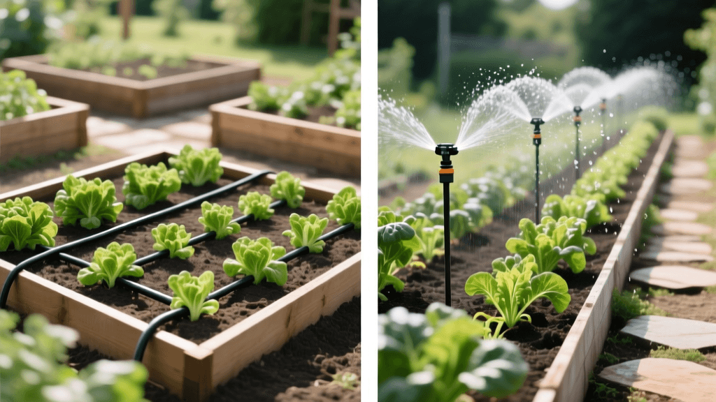 Best Irrigation for Square Foot vs Row Gardens 2026