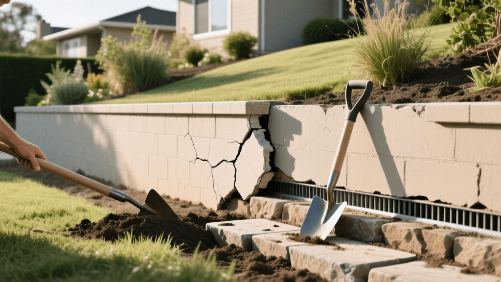 Retaining Wall Mistakes: How to Fix Drainage and Base Issues