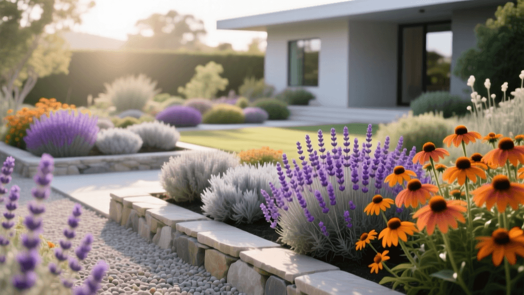 2026 Xeriscape Cottage Garden: Lavender & Coneflower Borders