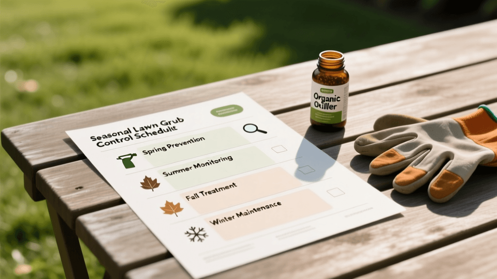 The Ultimate Lawn Grub Control Schedule and Checklist