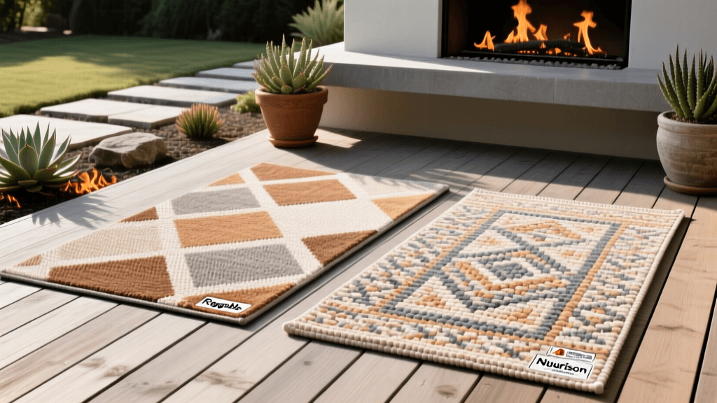 2026 Fire-Safe Patios: Ruggable vs Nourison Outdoor Rugs