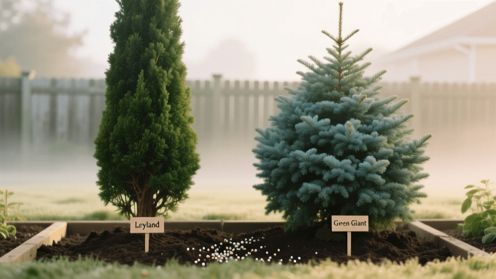 Leyland Cypress vs Green Giant: 2026 Fertilizer Guide