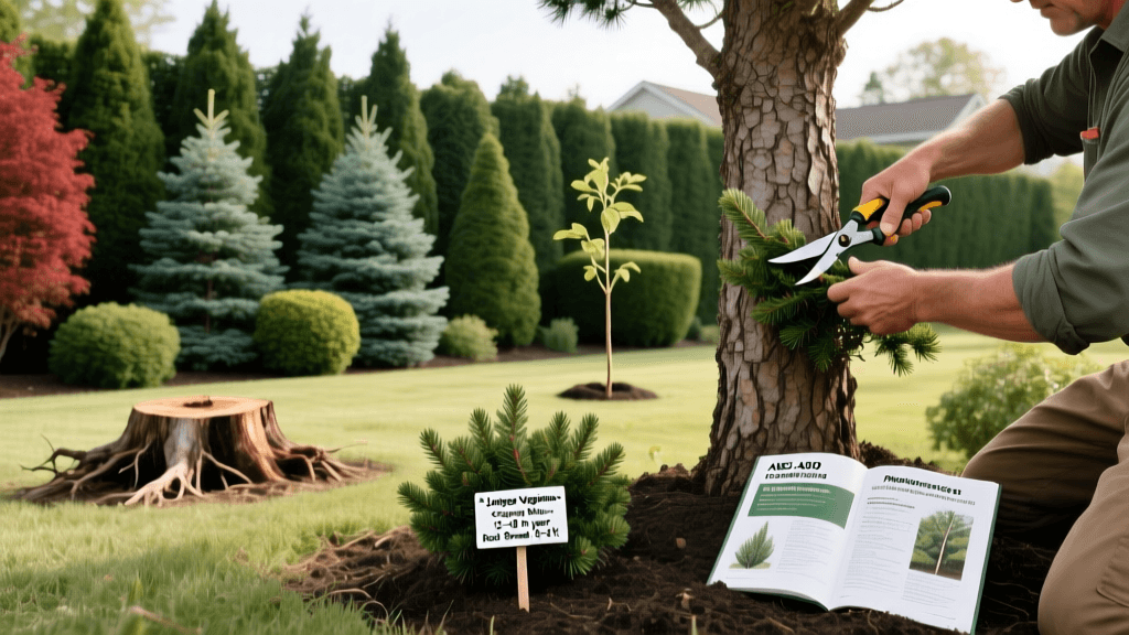 Evergreen Trees For Year Round Privacy Screening