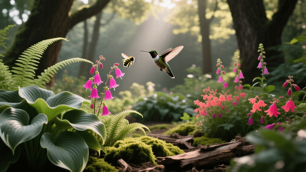 Pollinator-Friendly Shade Garden: Hosta, Fern & Coral Bells (2026)