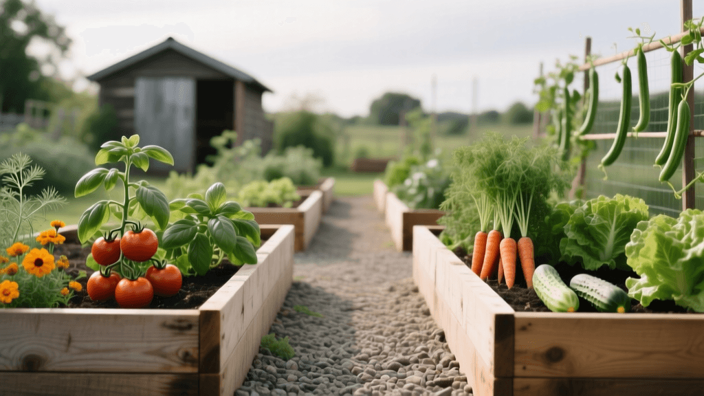 Designing a Raised Bed Kitchen Garden Layout: A Guide