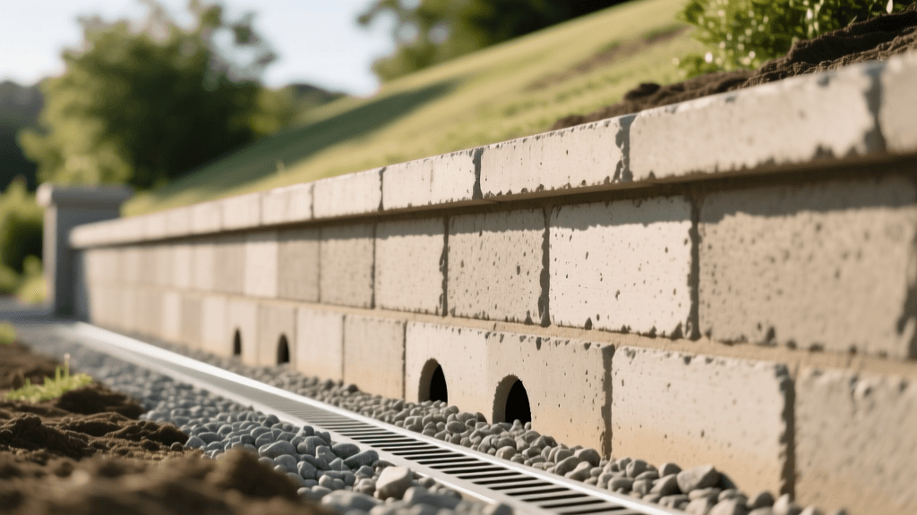 Top Retaining Wall Drainage Mistakes and How to Fix Them