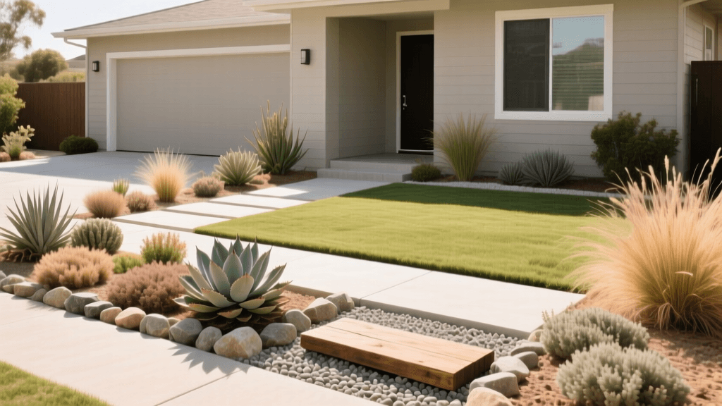 Xeriscape Front Yard Design: Replace Turf for Curb Appeal