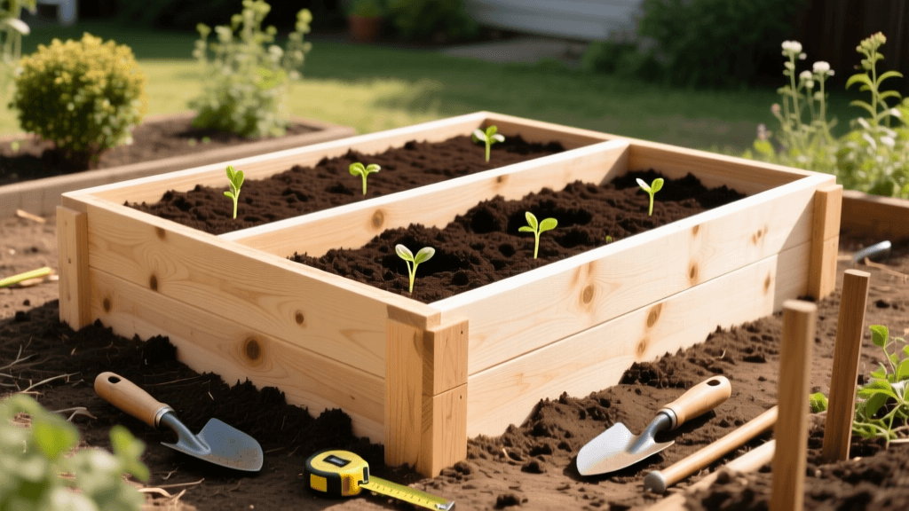 Budget-Friendly DIY Raised Beds Using Untreated Pine