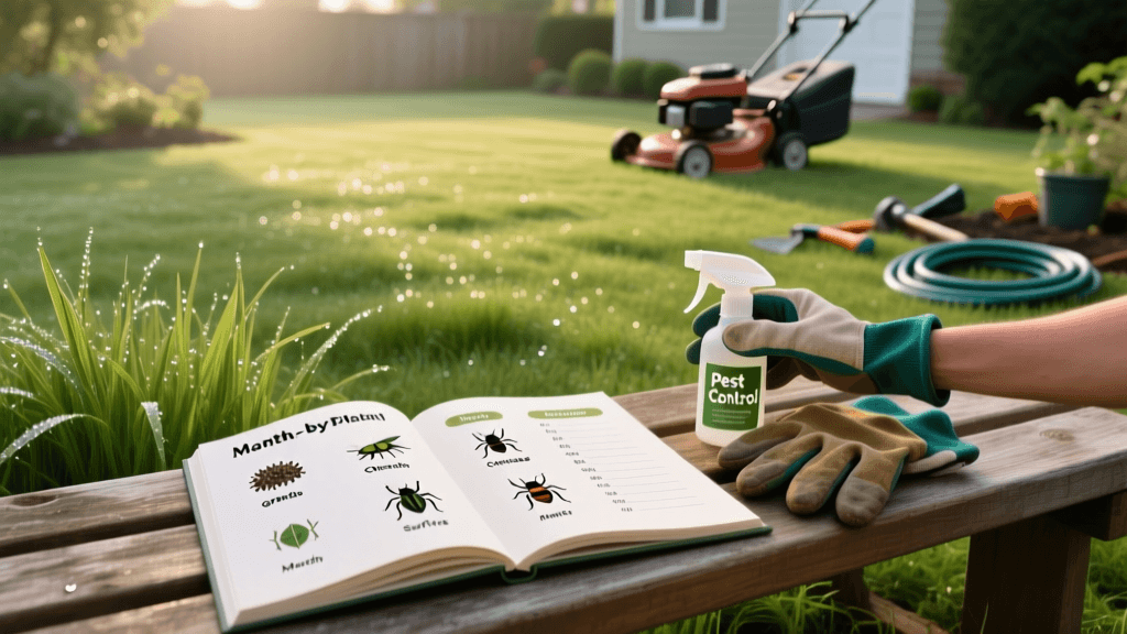 The Annual Lawn Pest Control Schedule And Checklist