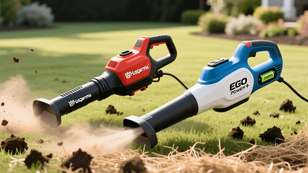 Husqvarna 150BT vs EGO Power+ Blowers: Aeration Prep 2026
