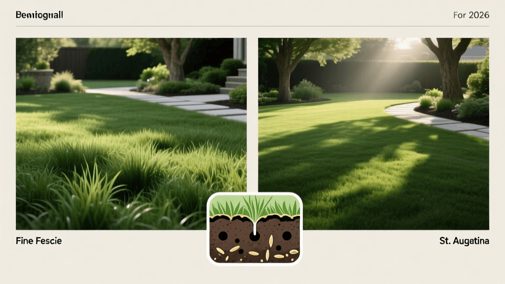 Fine Fescue vs St Augustine Shade Lawns: 2026 Seeding Guide