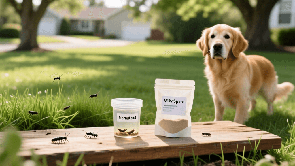 Safe Grub Control for Pets: Nematodes vs Milky Spore