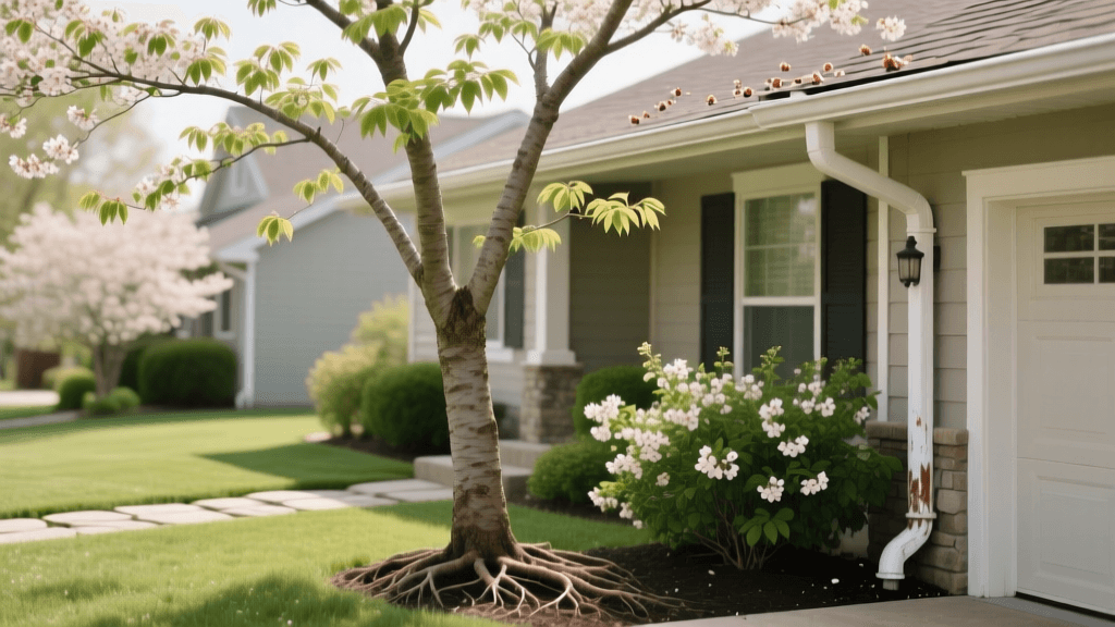 Best Trees for Clean Gutters & Downspouts: Spring 2026 Guide