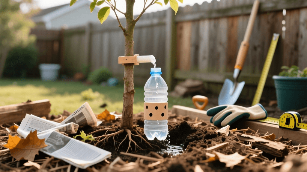 Budget DIY Tree Mulching and Deep Root Watering Guide