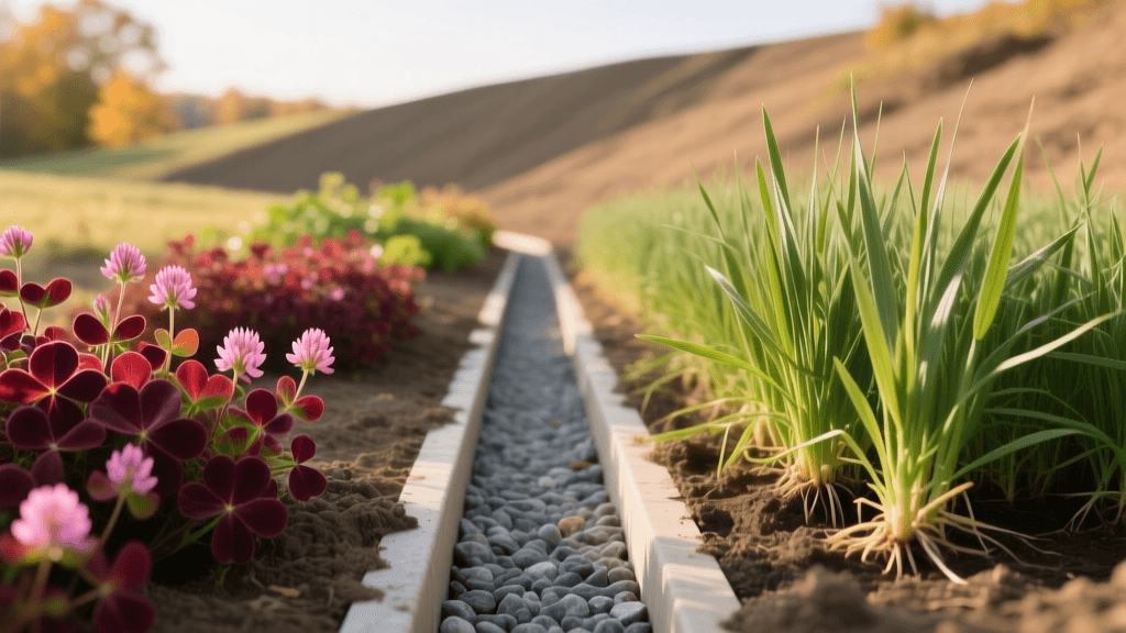 Crimson Clover vs Winter Rye: 2026 Cover Crops for French Drains
